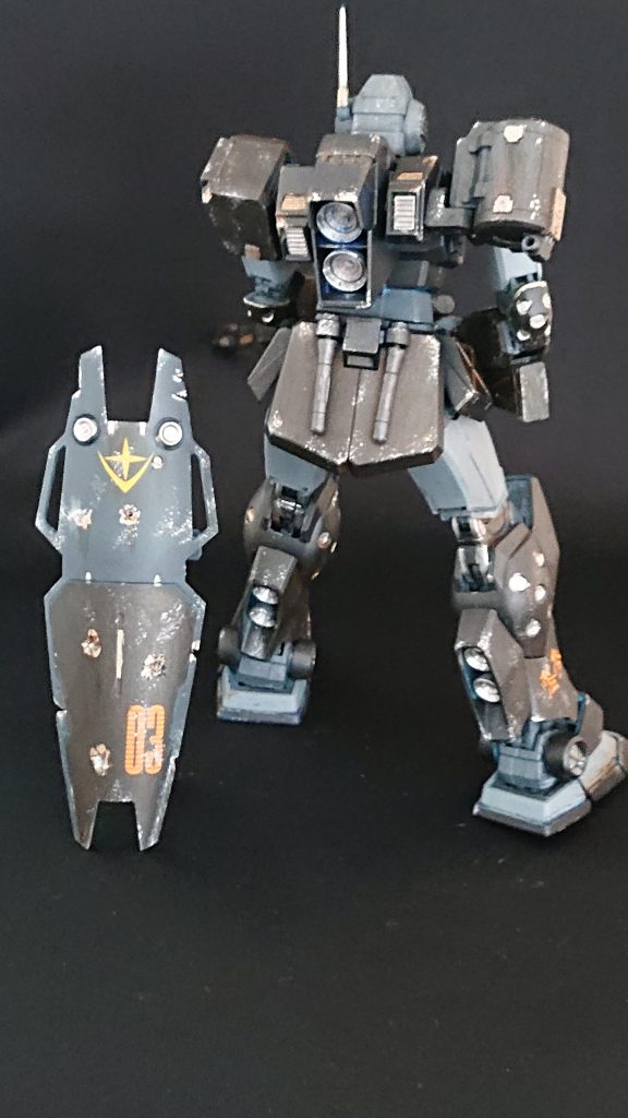 ウェザリングが少しうるさいですね。楽しくてやりすぎてしまいます。もっと技術と他の方の作例を学ぶべきかなと痛感してます。