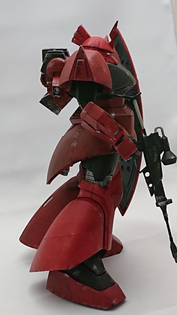 塗料はアクリジョンです。メタリック系をつや消ししてます。