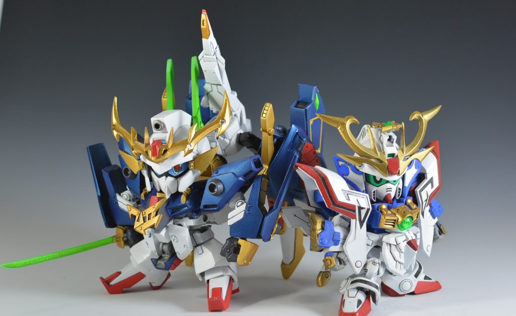 一番やりたかった並び。武者號斗丸よりちょっと大きく、大きすぎない。