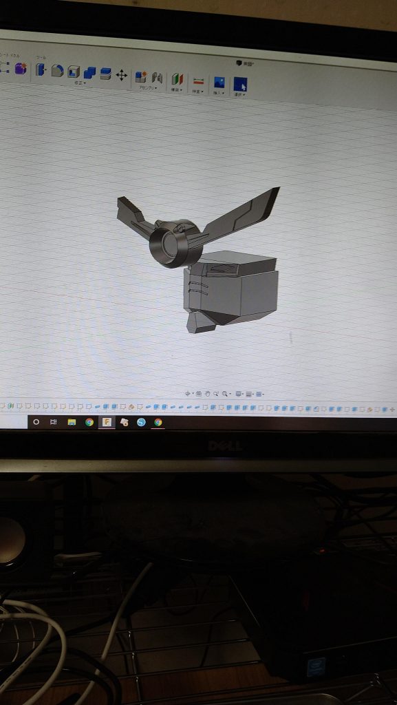 設計は３ＤCADなのですが、この頃はフェイス作成に悩んでいた時期なので微妙だなぁ