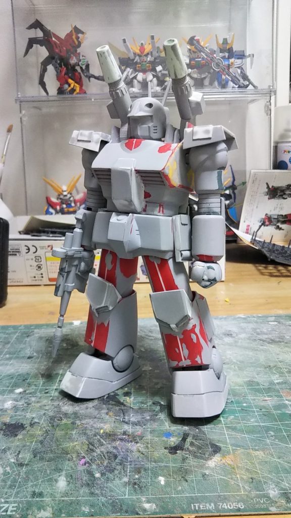 旧キット 1/100 ガンキャノン重装型–2枚目/制作者：エス