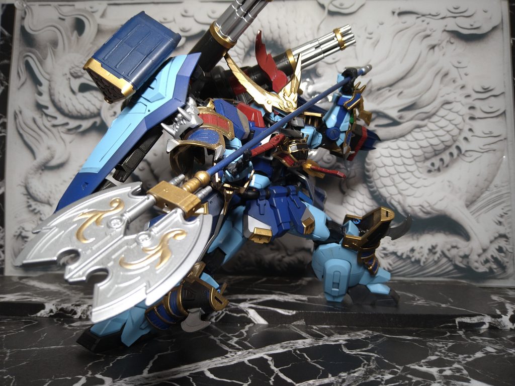 大斧装備中距離戦にて重量戦をおこなう