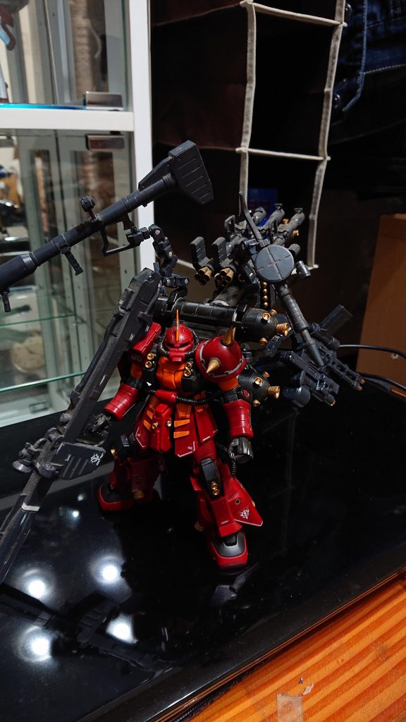 武器が増えてもタンクが下(地面)に付くので接地性はいい。