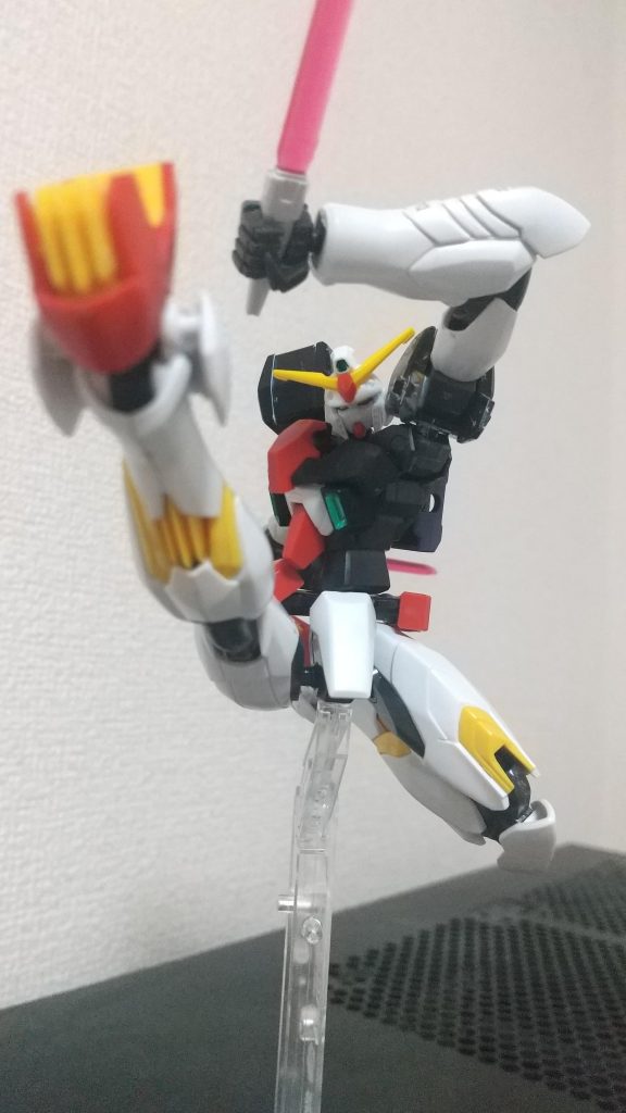 可動域もバッチリです、踵落とし( ﾟ∀ﾟ)