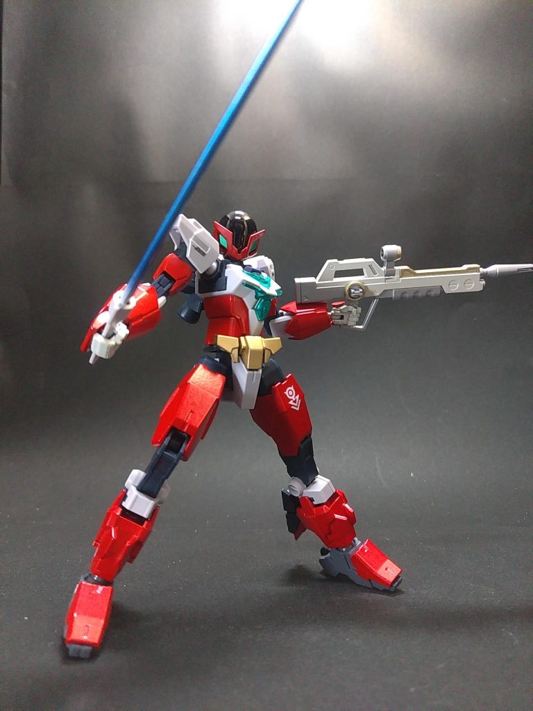 アルスランガンダムザフートがアルスの記憶を基に作り上げたガンプラ。アルスコアガンダムにコアガンダムIIの要素を取り入れ、脚部を延長する事でアルスコアガンダムの禍々しい印象を大きく変えている。武装はビームサーベルと高エネルギービームライフル。ローラーレッグを使用した高機動戦を得意とする。