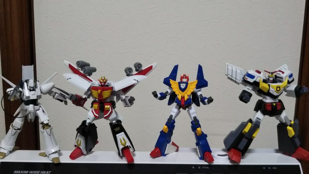 最後にファイヤーダグオン ジェイデッカー 最近組んだHGエルガイムと一緒に