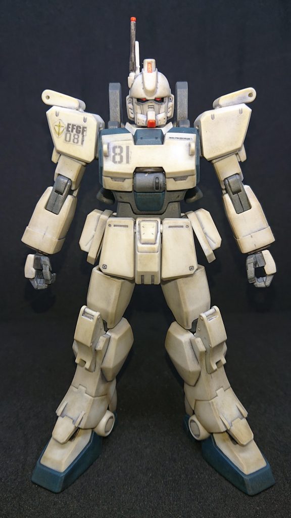 前腕の合わせ目が上手く消せなかった