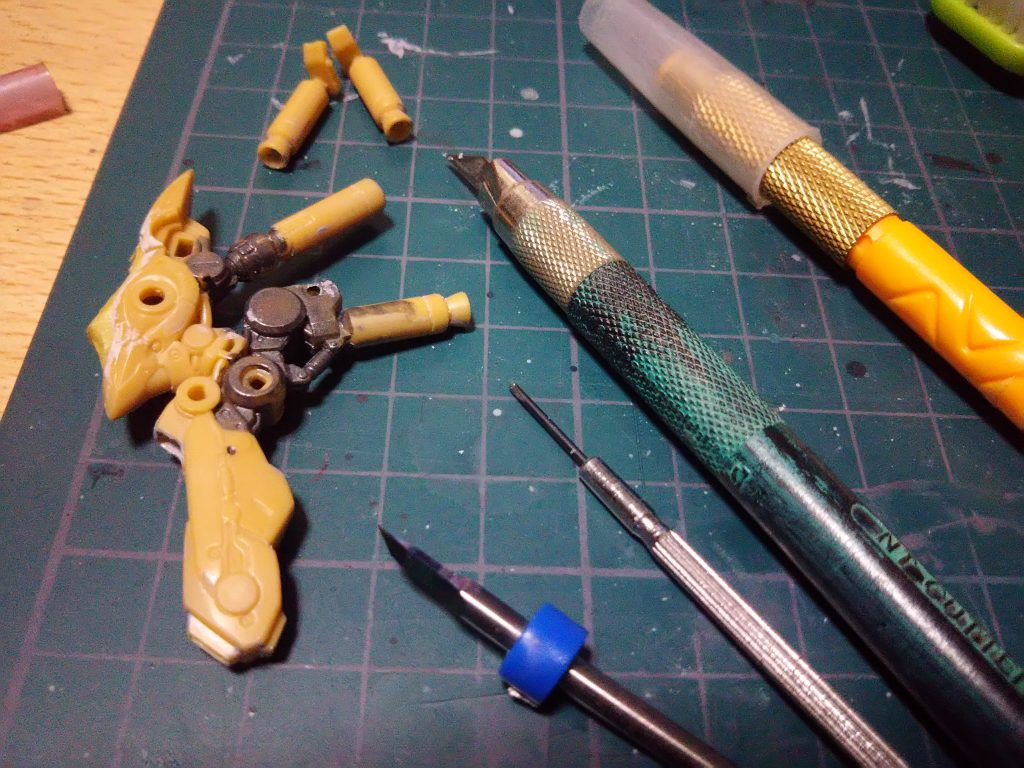 スジボリして。