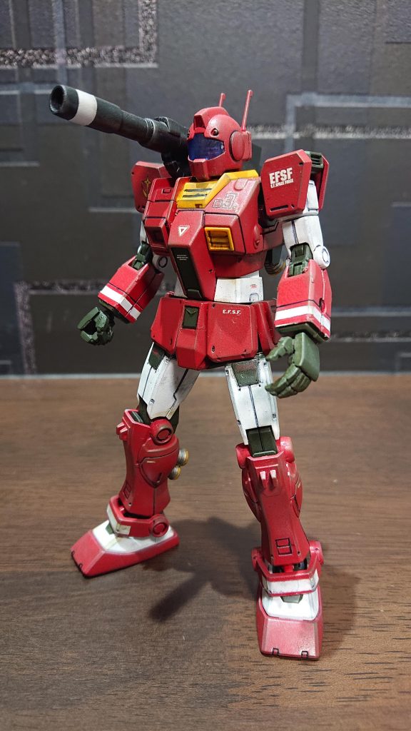 武器無し。前回に引き続き汚しありで。墨入れもうちょっと上手く出来ませんかね。