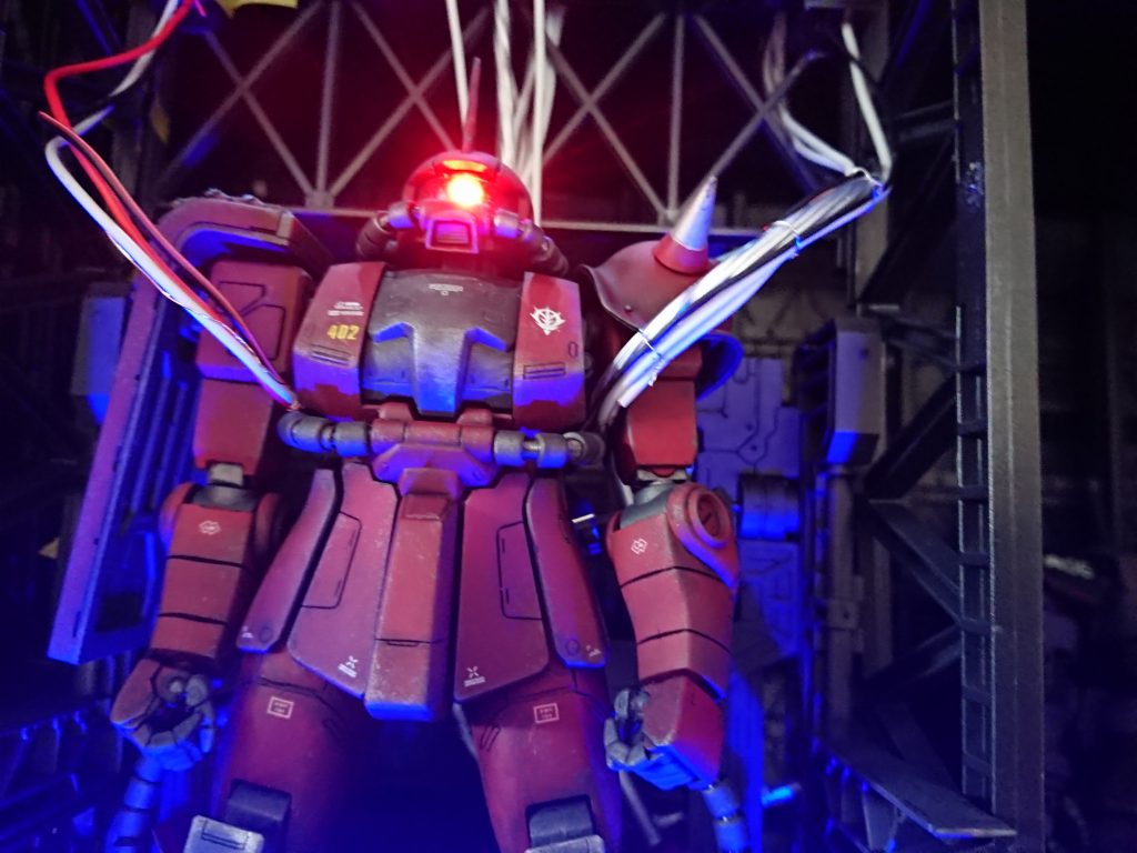 MG箱絵風ジョニーライデンザク ジオラマ風味–5枚目/制作者：つしま