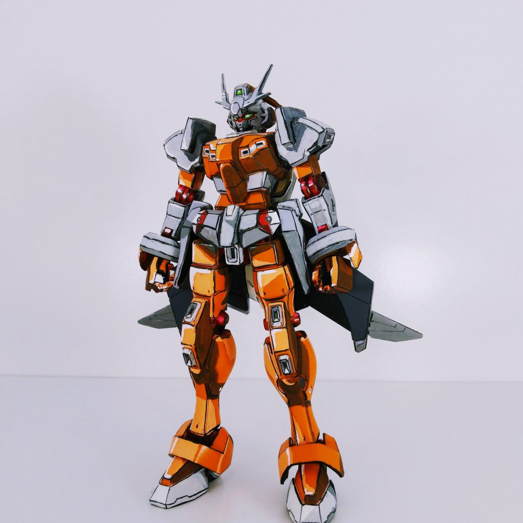 成型色を残しながら、影とハイライトをアクリルガッシュで塗りました。