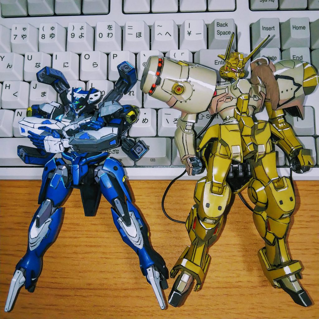 同じく組立済み中古品のHGダハックと同時に完成。