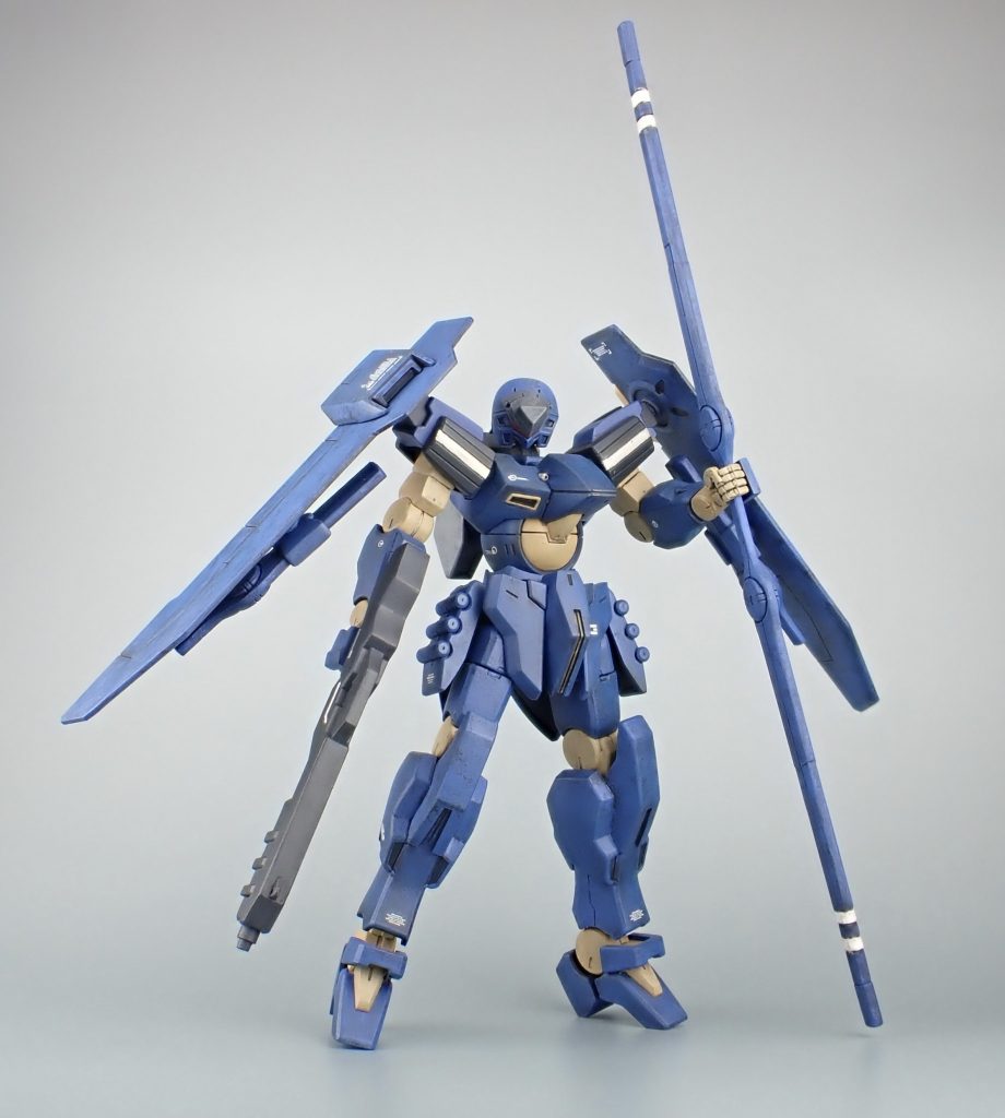 ジャベリン連結。長くて迫力がありますね。