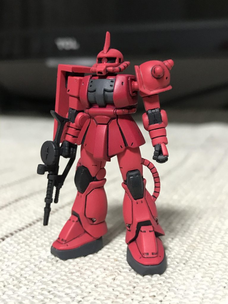 1/350シャア専用ザク–2枚目/制作者：蒼獅子@ゆっくりルイジ佐藤