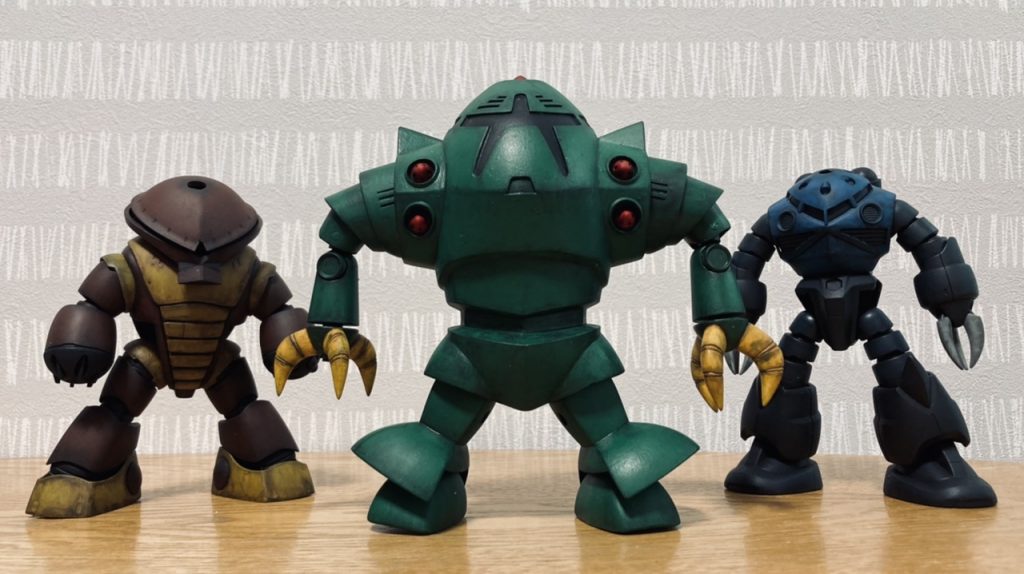 水泳部集結アッガイ、ズゴッグは単体でもOK