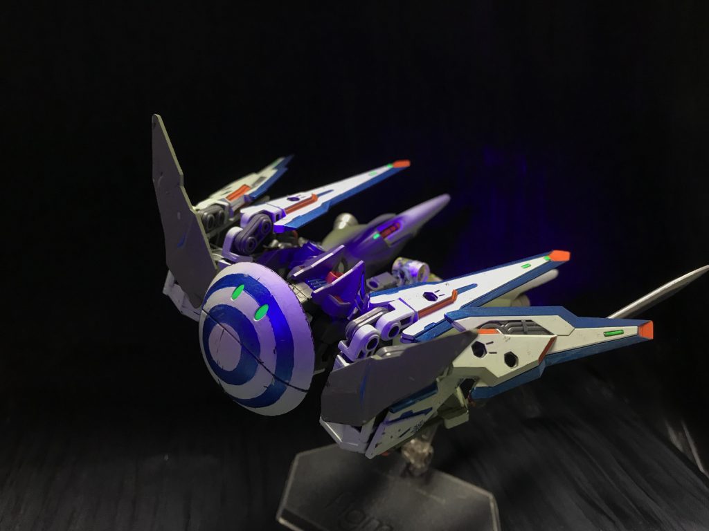 この巡航姿勢の映えが欲しくて作り直したんですよ。