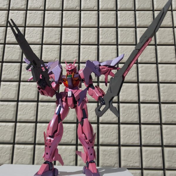 HG ダブルオースカイ(トランザムカラー)