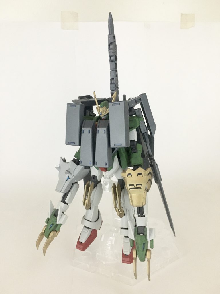 防御形態、正面。