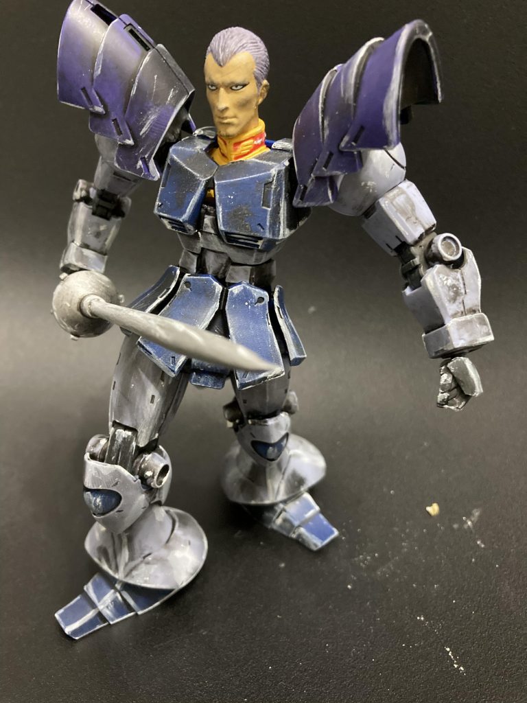 ペプシキャップ着ちゃったシリーズ第6弾です。自分的にギレン総帥にザクは着せられずに量産も微妙で、、ギャンにしました(^^)