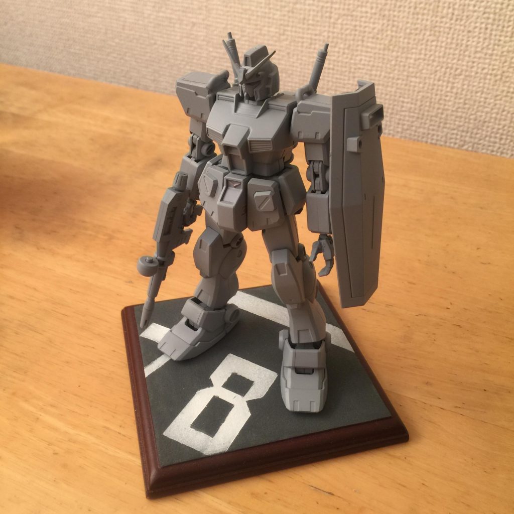 サフを吹いたところ。細かく見るとVer.Kaと異なるポイントはあるが、まあ細かいことは気にすんな（松田）。