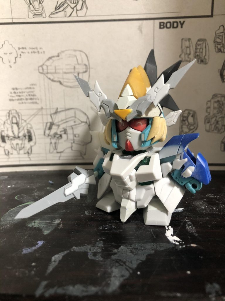 塗装前。ここから若干自作パーツ追加、調整しています。