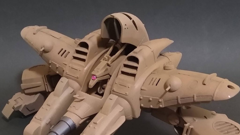 ディテールはジブリ風を意識しました。独特のフォルムがなんとなくジブリメカに見えたので...