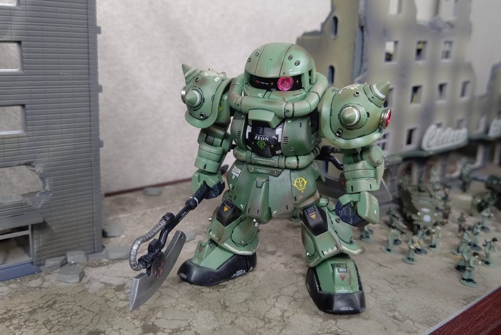 追加画像アポジモーター等更に肩アーマーや脚部に追加。メタルボール(1㎜)金・銀を追加しディテールアップ。