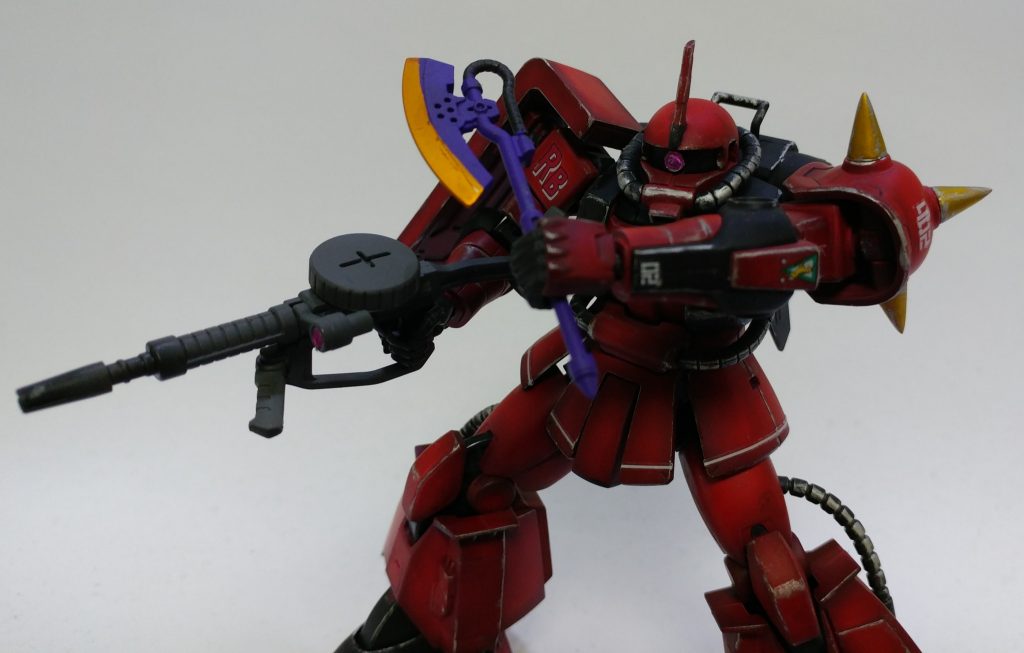 HGUC 1/144 ジョニー・ライデン専用ザクⅡ–7枚目/制作者：ヒレ肉