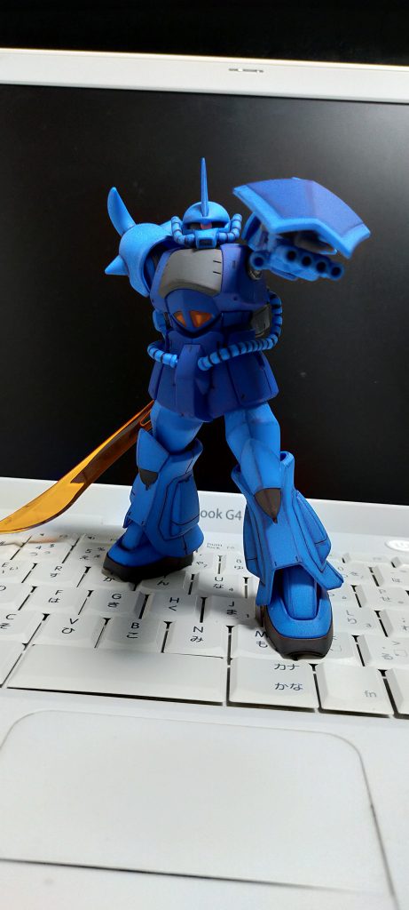 エアブラシなくても、こういう表現が出来るなんて素敵過ぎる。表面処理と塗装の前と後でボケ方が変わるので面白いです。でもまあ、ブラシ使った方が早いんですけどね😅