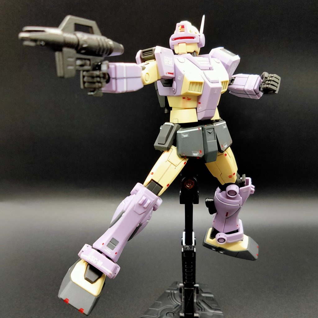 シンプルな機体だからこそキットの出来の良さを感じました。今後のジムのバリエーションに期待ですな。