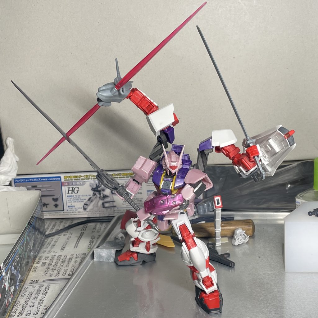 GNドライヴを奪われたダブルオースカイは、元気でやっているようです‥‥