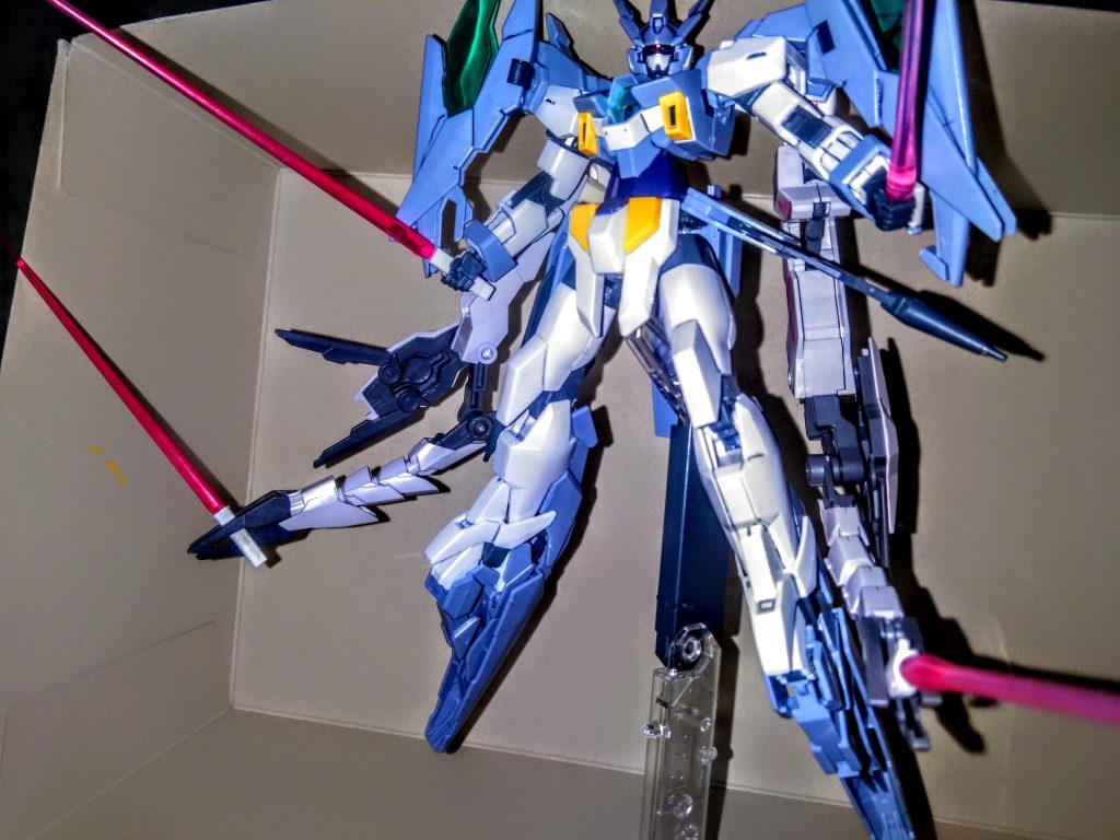 モノアイになってますねゲテモノ感そして自分専用クアンタ!ガンダムクアンタム