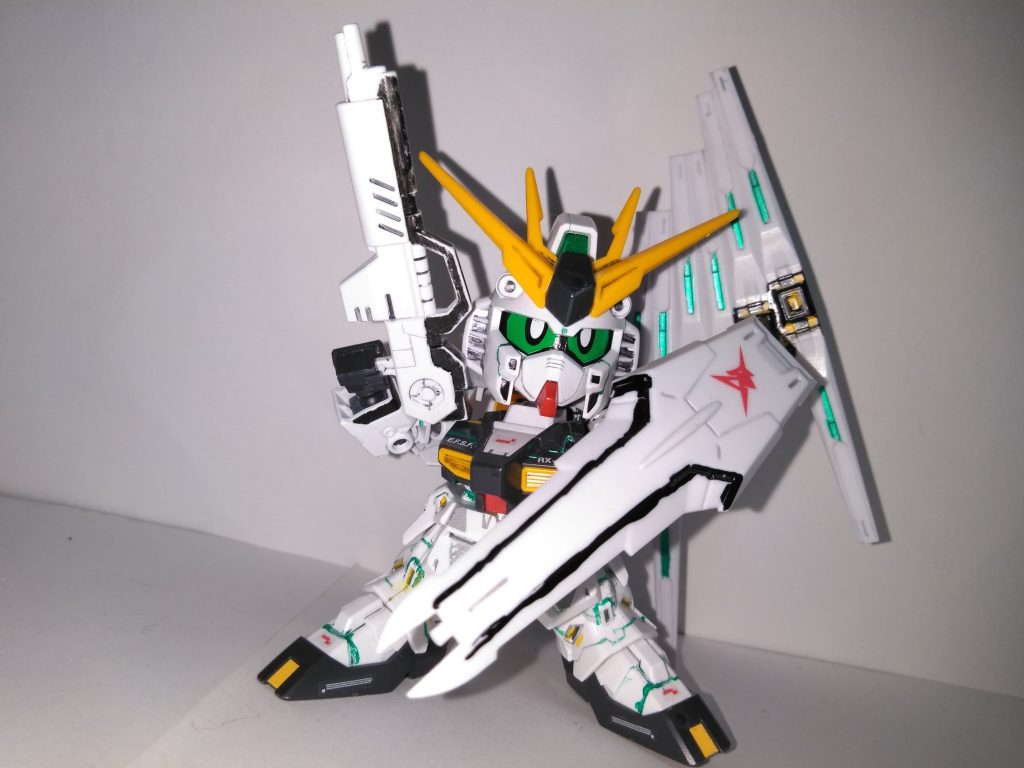 目がSD形態ライフルはもはや使い込んだ感が…