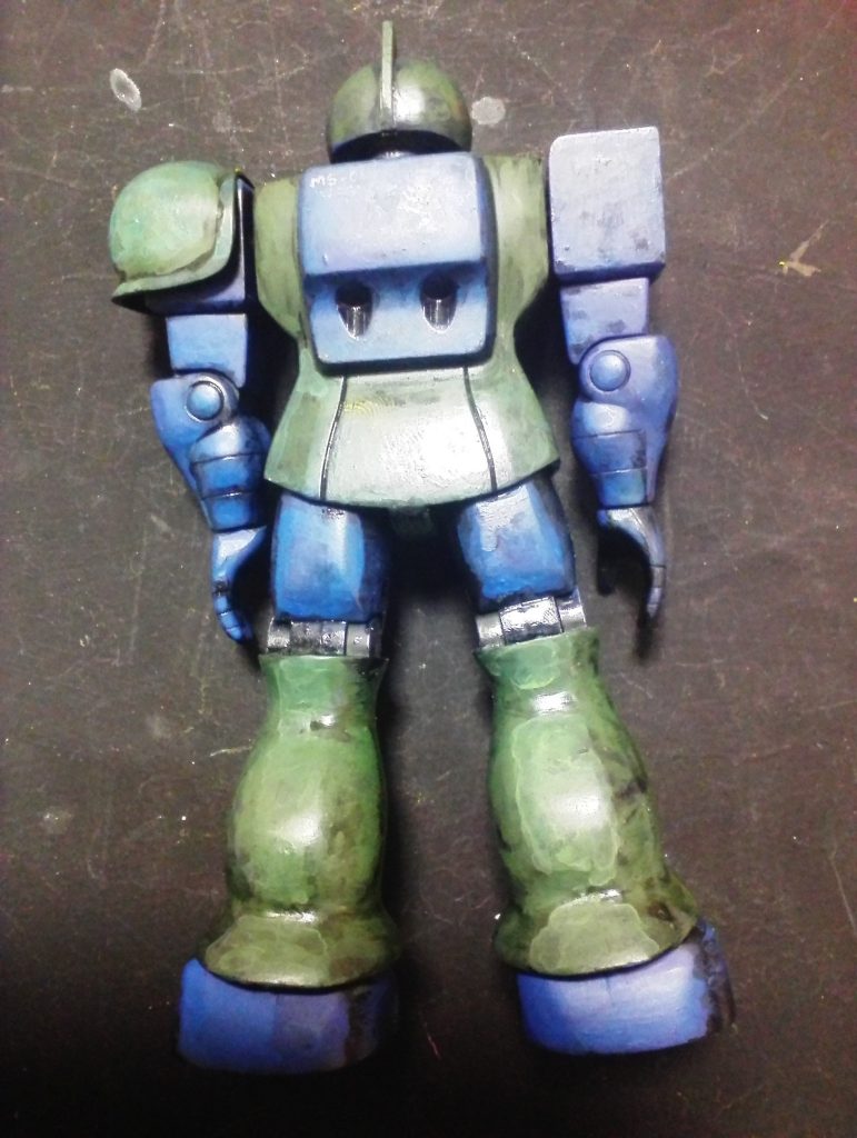 旧キット３００円旧ザク–4枚目/制作者：しまたろう