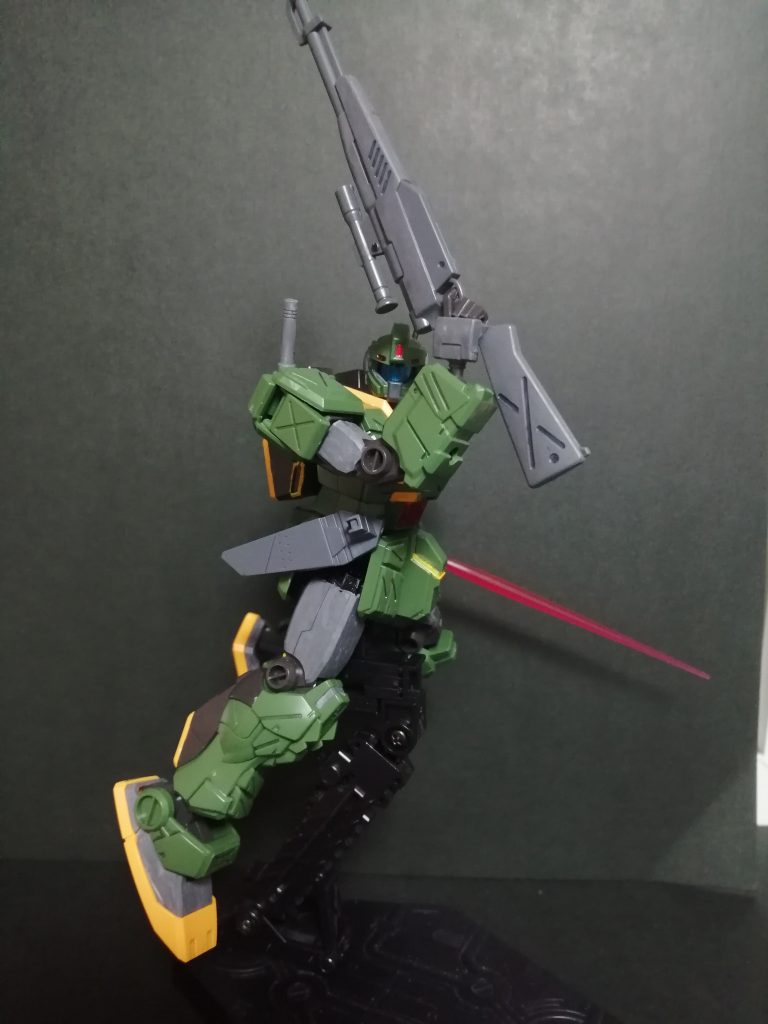 ジムスト格闘機だけど90mmライフルが似合う