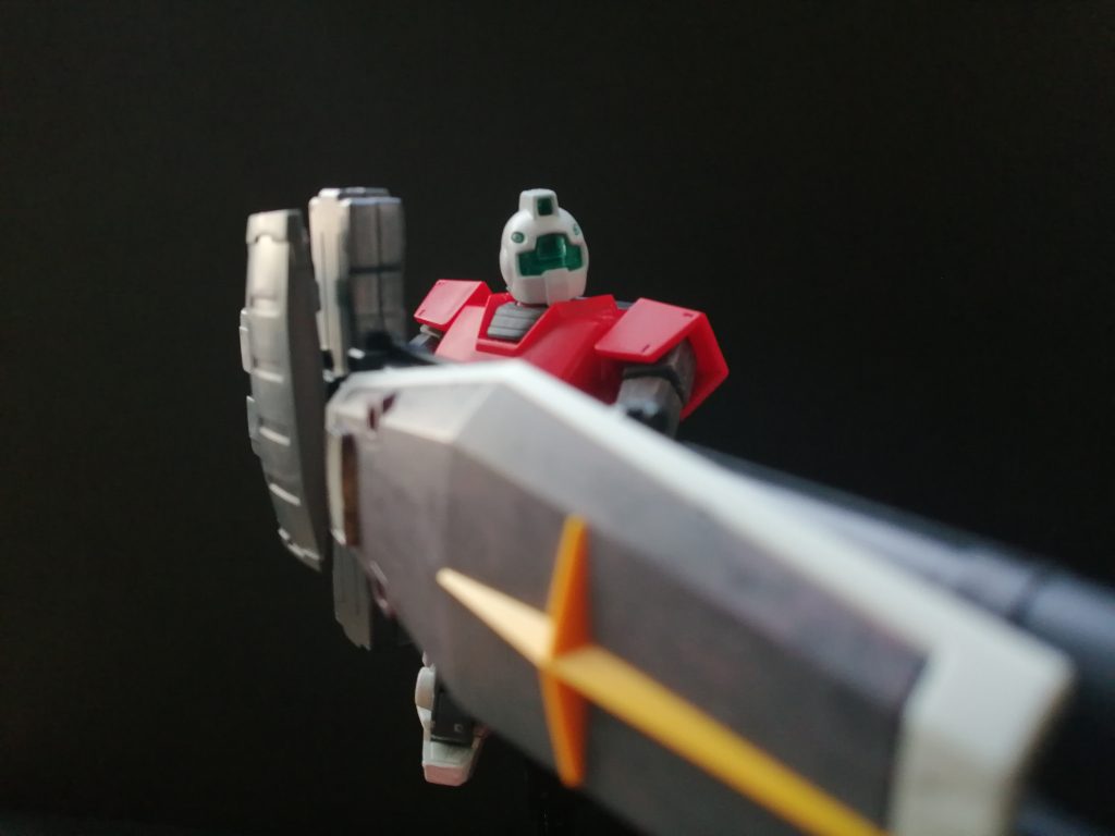 2連バズーカを装備したジムこの武器長すぎてちょっと撮りにくい