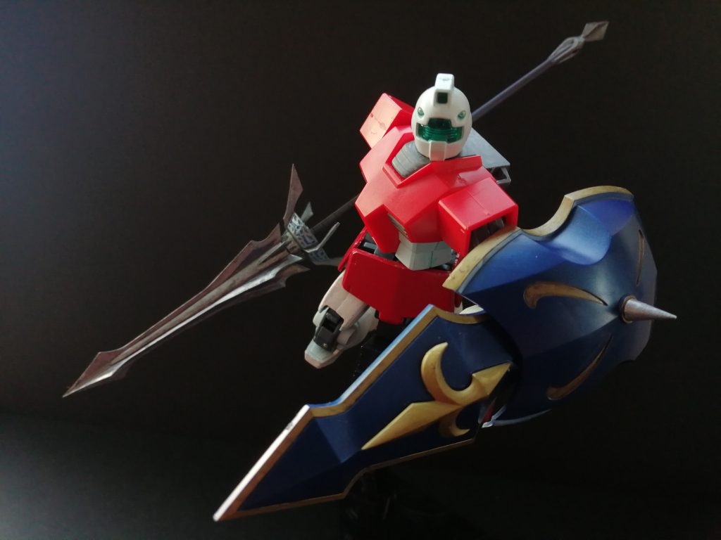 最後はお気に入り武装のスピアで…ってジム君その槍じゃない!