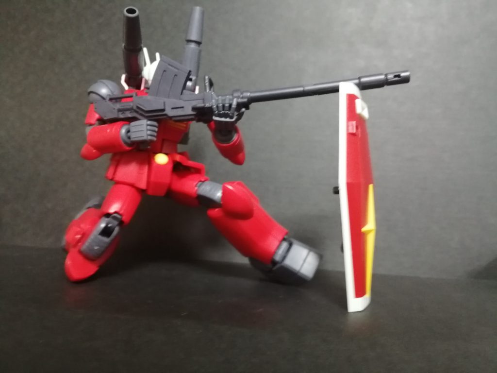 銃口が少し上を向いてしまう