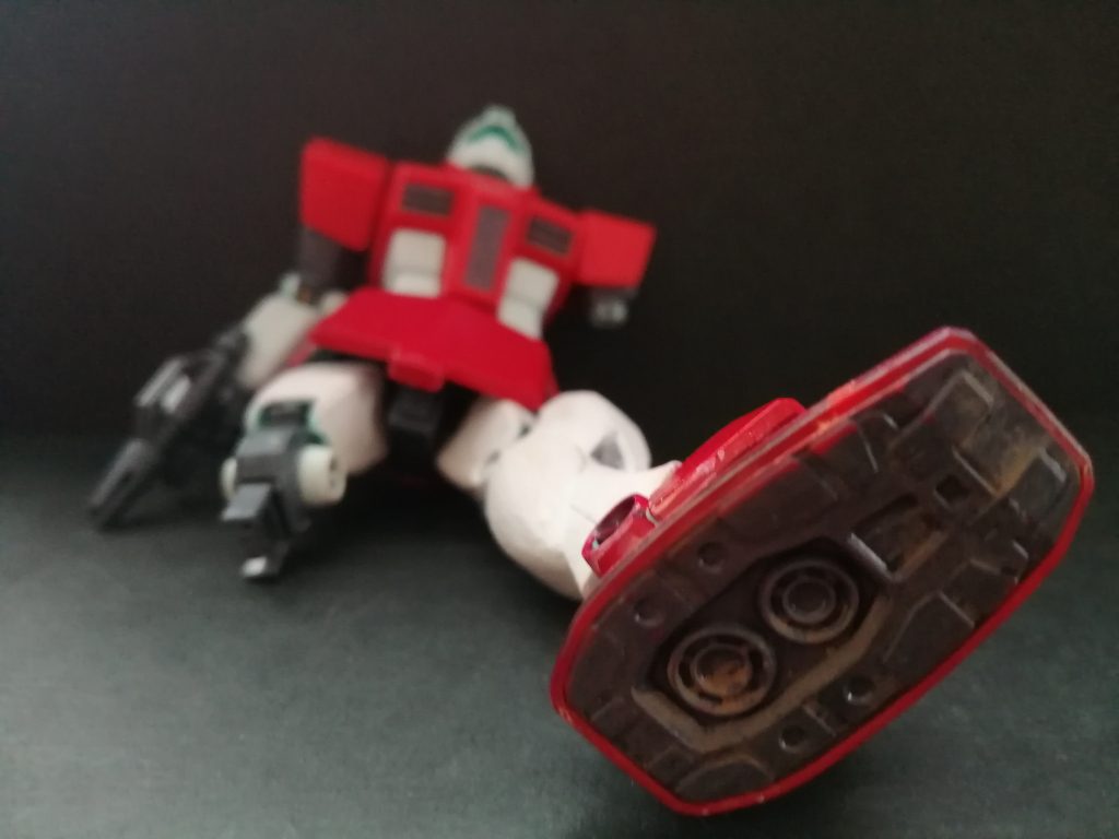 改造ジム単体で撮るときは見上げる～真横のアングルで足にフォーカスをあわせた方がいいかも