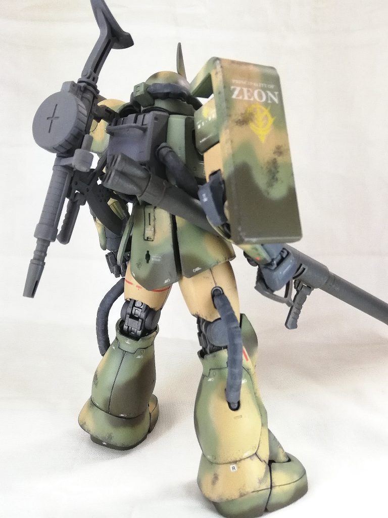 うしろ。マシンガンをランドセルに携帯させています。最後までご覧いただきありがとうございました。