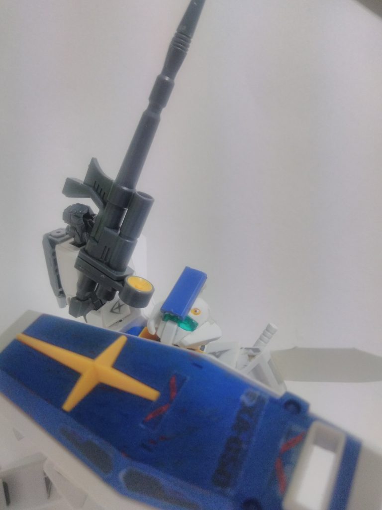 シールドで構えて