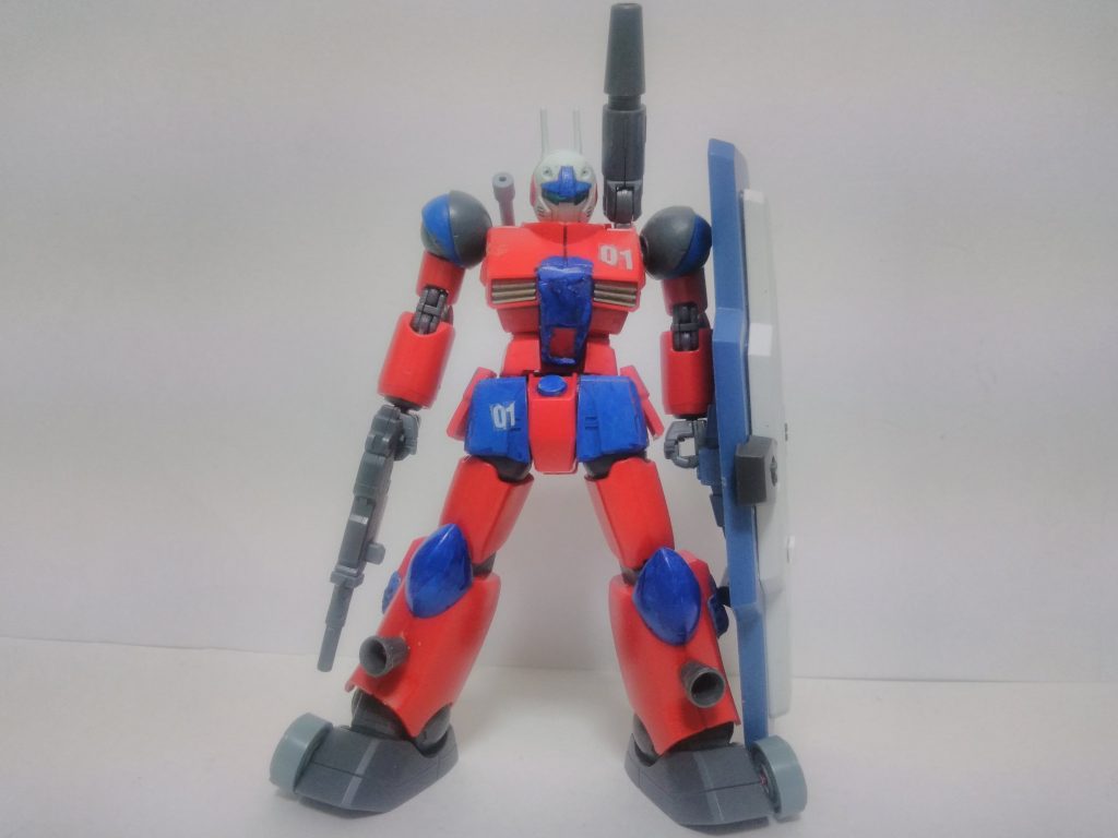 正面ガードシールド装備