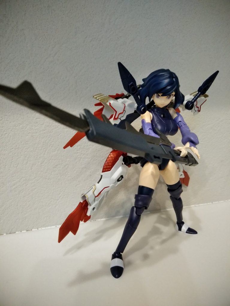 大太刀のギミックは使えそう！youtube動画で美少女プラモレビューをみてて面白そうだなと思いましたがオリジナリティも出しつつ違うミキシングアイデアも思いつくので楽しい！これは、ハマるのわかります！