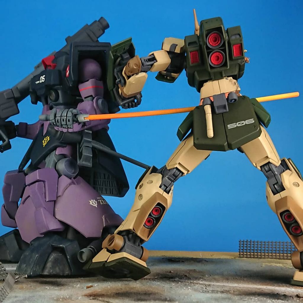 熱砂の襲撃 -仮想MGプロトドムトローペン -–5枚目/制作者：あかつく。