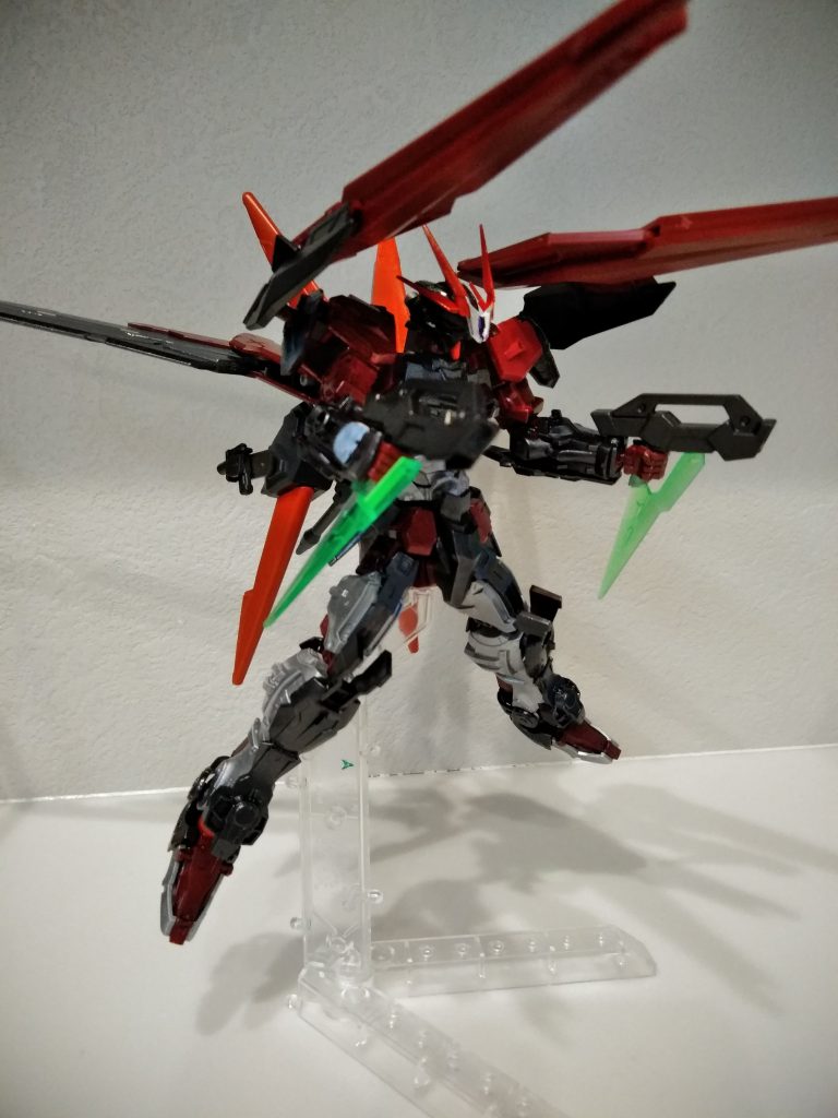 脚部ブレードとかけ合わせブレードガンに!フルブラスト!!