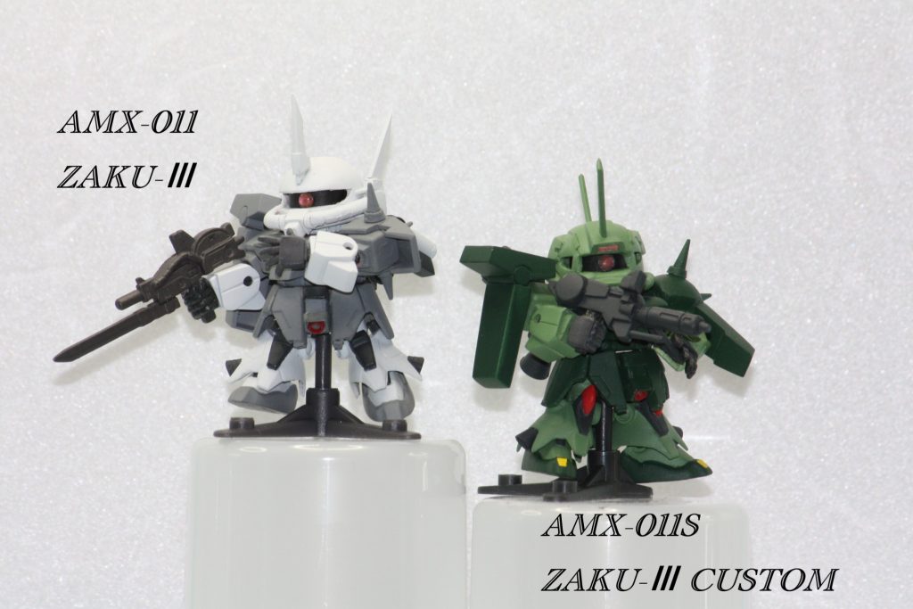 AMX-011「ザクⅢ」＆AMX-011S「ザクⅢカスタム」