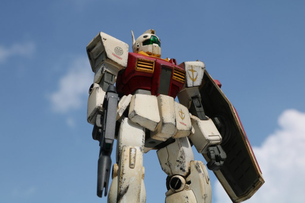 屋外での自然光撮影もしてみました。天気がいいので綺麗に（汚したのに）撮れましたｗ