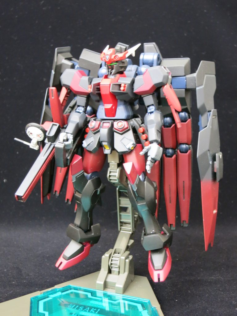 まずは全体像。設定としては、GBNでの自らの専用機とするべく、ジャイオーンの武装を一部強化する形としています。