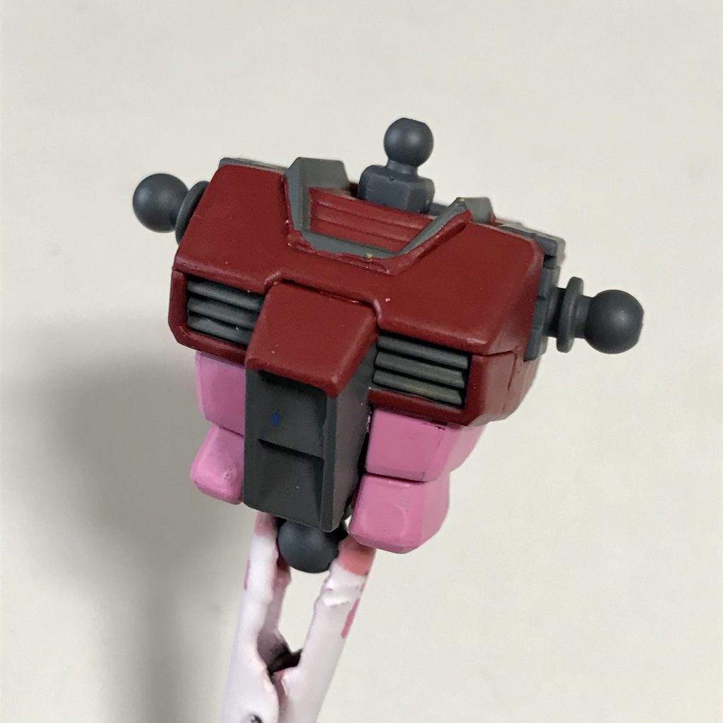 といっても実ははじめは単に、個人的に大好きなストライクルージュをイメージして作り出しました。筆塗りがヘタクソで、最初はひどい感じです…汗