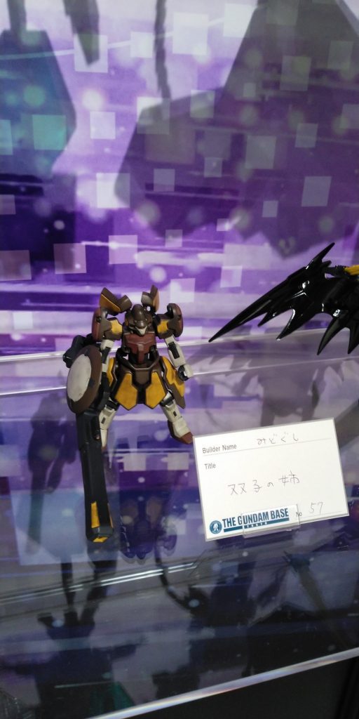 ガンダムベース東京で飾ってもらったときの写真。